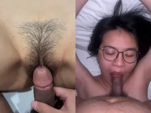 Chịch em học sinh chubby kính cận ra nước phê đê mê